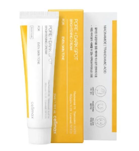 Крем для осветления кожи и сужения пор Celimax PORE+DARK SPOT BRIGHTENING CREAM, 35 мл PORE+DARK SPOT фото