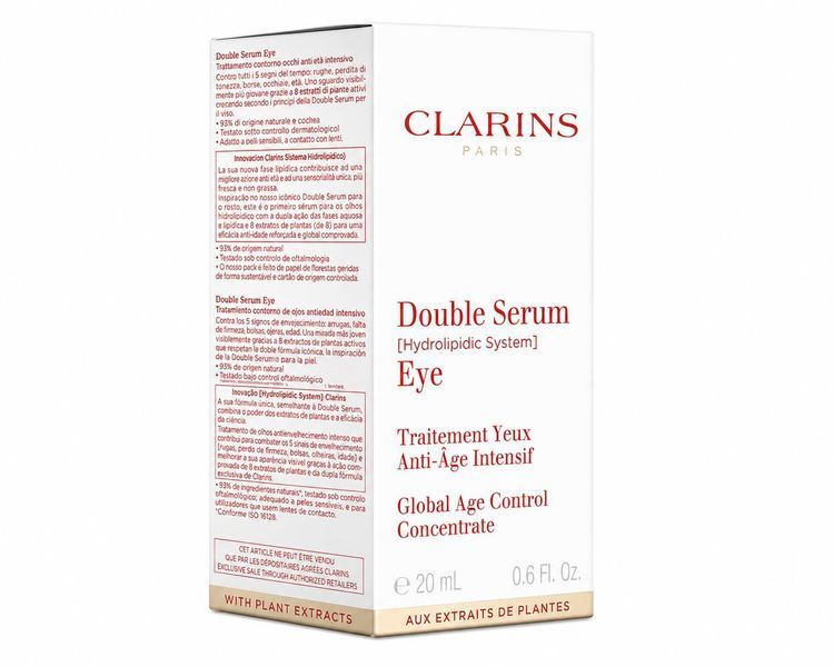 Сироватка для шкіри навколо очей Clarins Double Serum Eye 20 мл Double Serum Eye фото