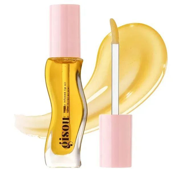 Олія для губ Gisou Honey Infused Lip Oil Honey Gold Watermelon Sugar фото