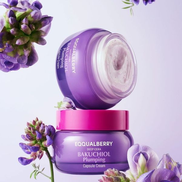 Антивозрастной капсульный крем для лица EQQUALBERRY Bakuchiol Plumping Capsule Cream, 50 мл Plumping Capsule Cream фото