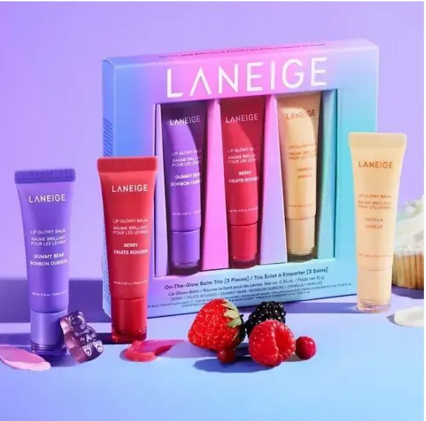Набор бальзамов для губ Laneige On-The-Glow Balm Trio Balm Trio фото