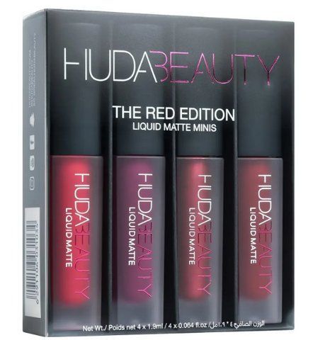 Набор матовых жидких помад Huda Beauty Liquid Matte Minis The Red Edition The Red Edition фото
