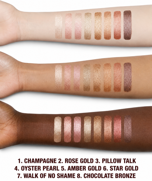 Кремові тіні для повік Charlotte Tilbury Eyes to Mesmerise Walk of No Shame 7 мл Golden Eclipse фото