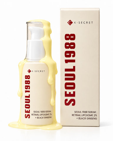 Антивікова сироватка з ретиналем K-SECRET Seoul 1988 Serum Retinal Liposome 2% + Black Ginseng, 30 мл Serum Retinal фото