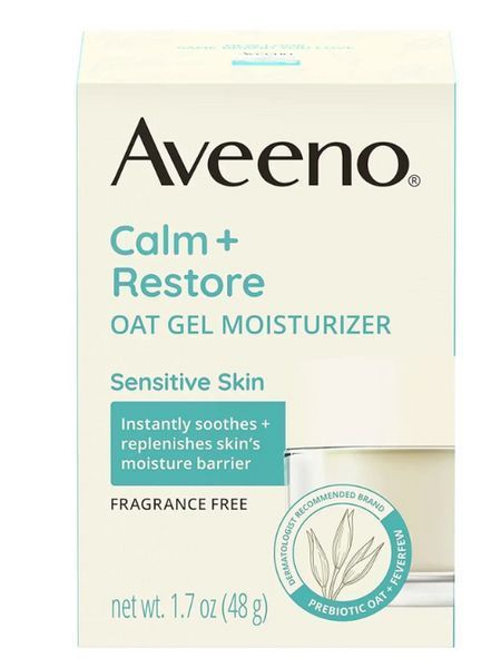 Зволожувальний гель для обличчя Aveeno Calm + Restore з вівсяним екстрактом 48 г AveeCalm + Restore фото