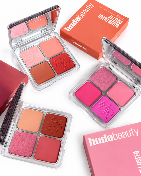 Палетка румян Huda Beauty Blush Filter Blurring Blushlighters Palette Toasty Peach 7,5 г Toasty Peach фото