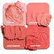 Палетка румян Huda Beauty Blush Filter Blurring Blushlighters Palette Toasty Peach 7,5 г Toasty Peach фото 2