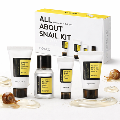 Набір для догляду за шкірою обличчя Cosrx All About Snail Kit Snail Kit-4step фото