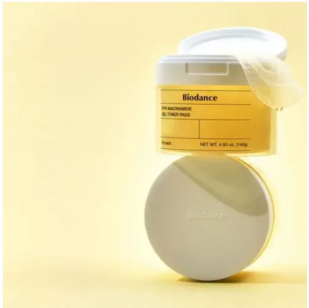 Ніацинамідові пади для обличчя Biodance Vita Niacinamide Gel Toner Pads, 60 шт Niacinamide Gel фото
