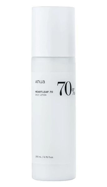 Зволожувальний лосьйон для обличчя ANUA Heartleaf 70 Daily Lotion 200 мл 70 DAILY  фото