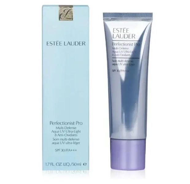 Сонцезахисний флюїд для обличчя SPF30/PA+++ Est&eacute;e Lauder Perfectionist Pro Multi-Defense Aqua UV Ultra-Light 8 Anti-Oxidants, 50 мл Est&eacute;e Lauder Aqua UV Ultra-Light 8 фото