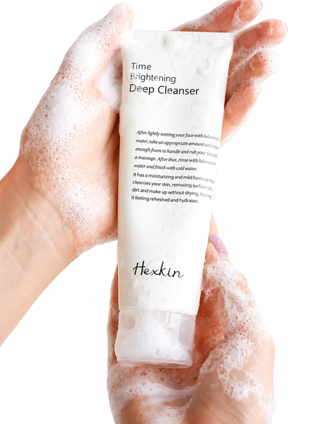 Пінка для вмивання обличчя Hexkin Time Brightening Deep Cleanser, 120 мл Brightening Deep Cleanser фото