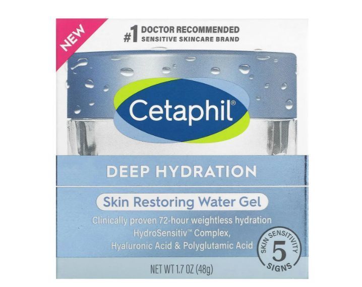 Водный гель для восстановления кожи Cetaphil Deep Hydration Skin Restoring Water Gel Cetaphil Water Gel 48 фото
