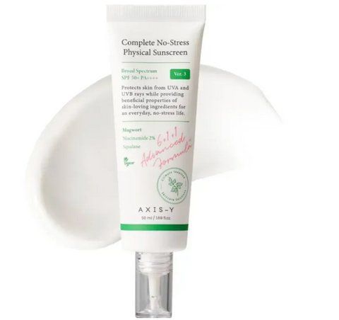 Сонцезахисний крем Axis-y Complete No-Stress Physical Sunscreen SPF50+ PA++++, 50 мл Axis-y Complete No фото