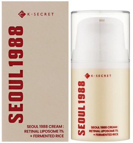 Антивіковий крем для обличчя з ретиналем K-SECRET SEOUL 1988 Cream Retinal Liposome 1% Fermented Rice 50 ml 1988 Cream Retinal 50 фото