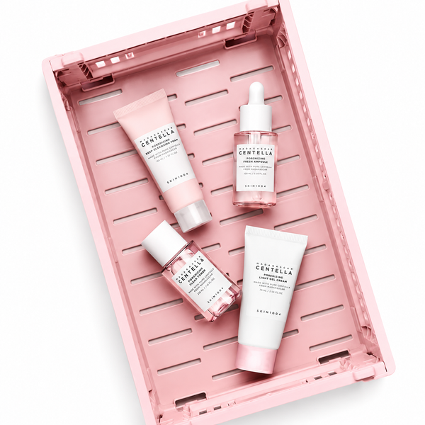 Дорожный набор для комплексного ухода 4 в 1 SKIN1004 Madagascar Centella Poremizing Travel Kit Centella Poremizing 4 в 1 фото