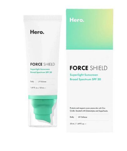 Сонцезахисний крем SPF30 Hero Force Shield, 50 мл SPF30 Hero фото