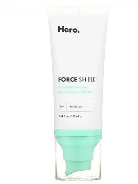Сонцезахисний крем SPF30 Hero Force Shield, 50 мл SPF30 Hero фото